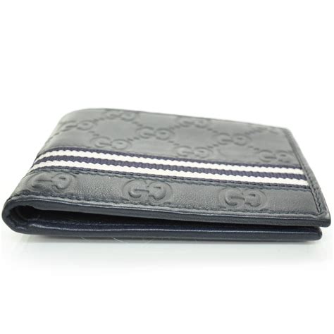 gucci wallet navy blue|navy blue Gucci wallet.